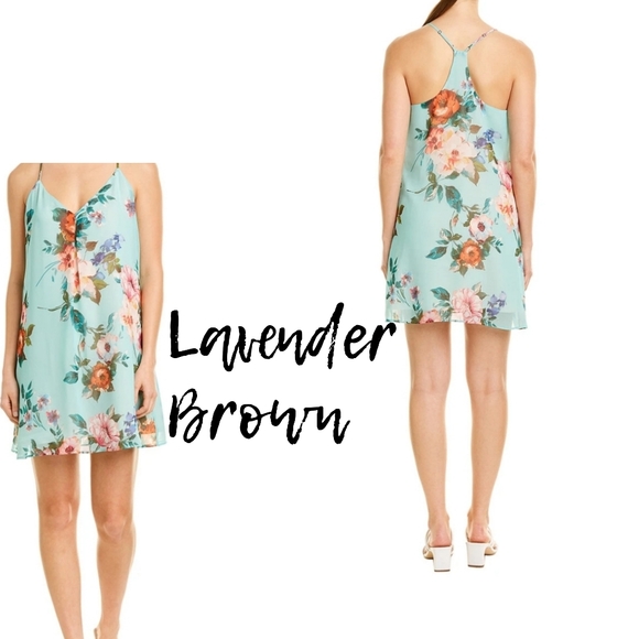 NWT Lavender Brown Racerback Dress - Picture 3 of 6